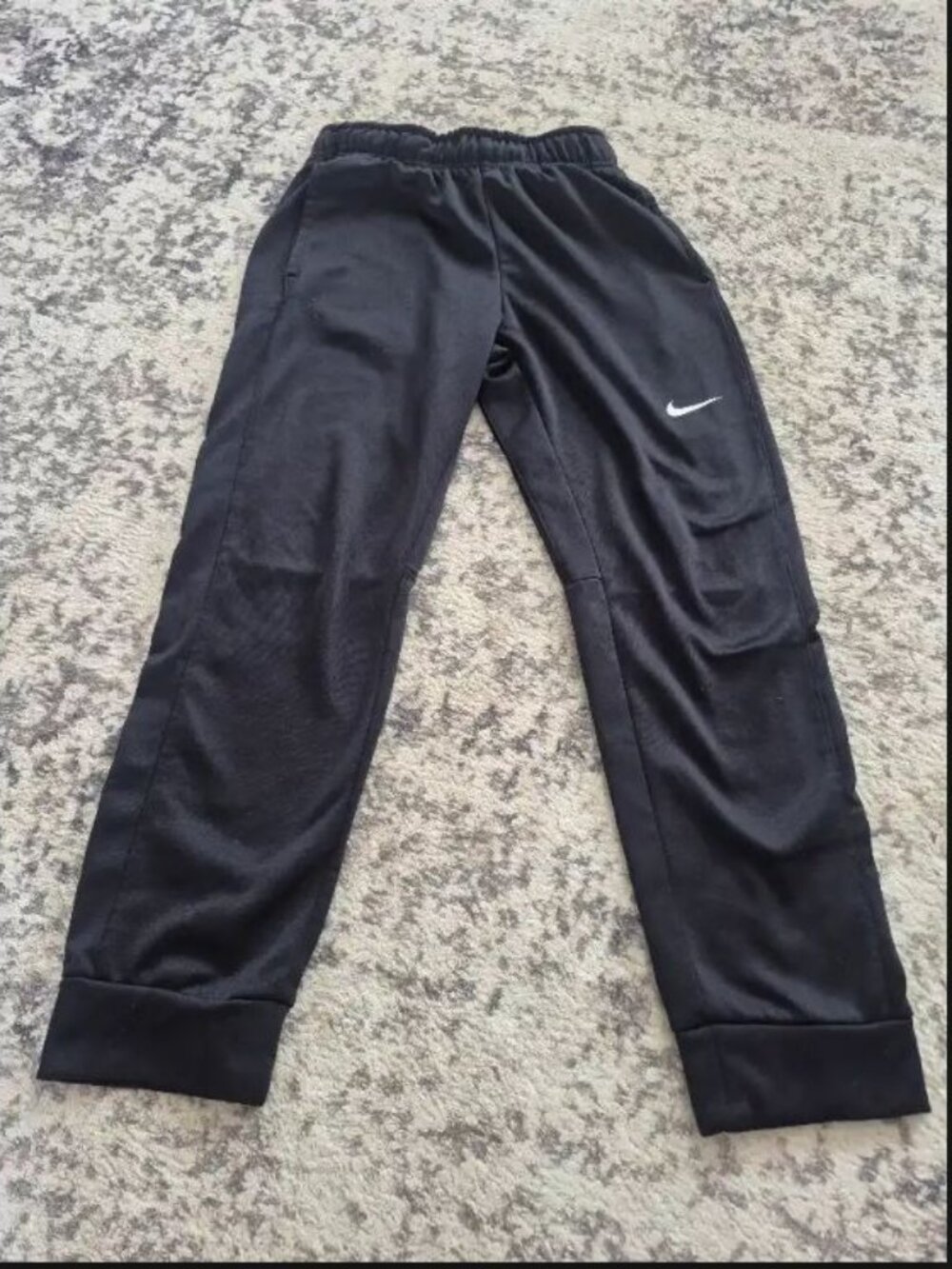 Nike Boys Black Athletic Jogger Pants L